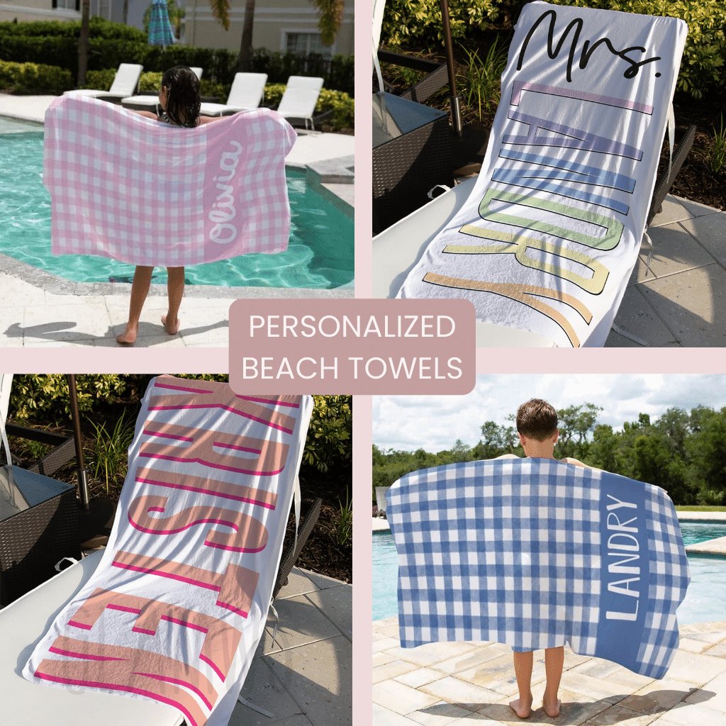Personalized Beach & Pool Towels
