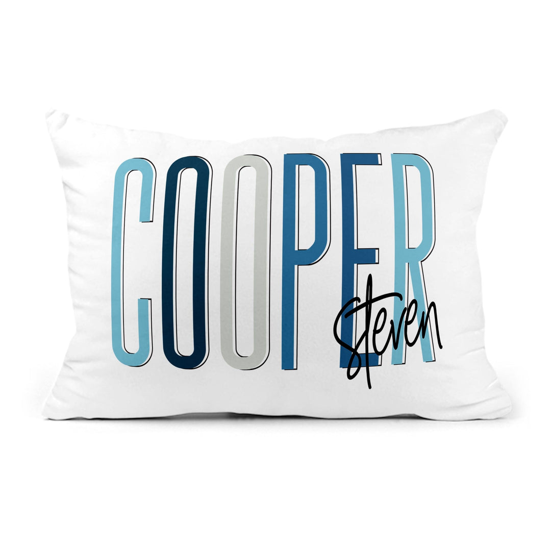 Boy Blues Personalized Snuggle Pillow