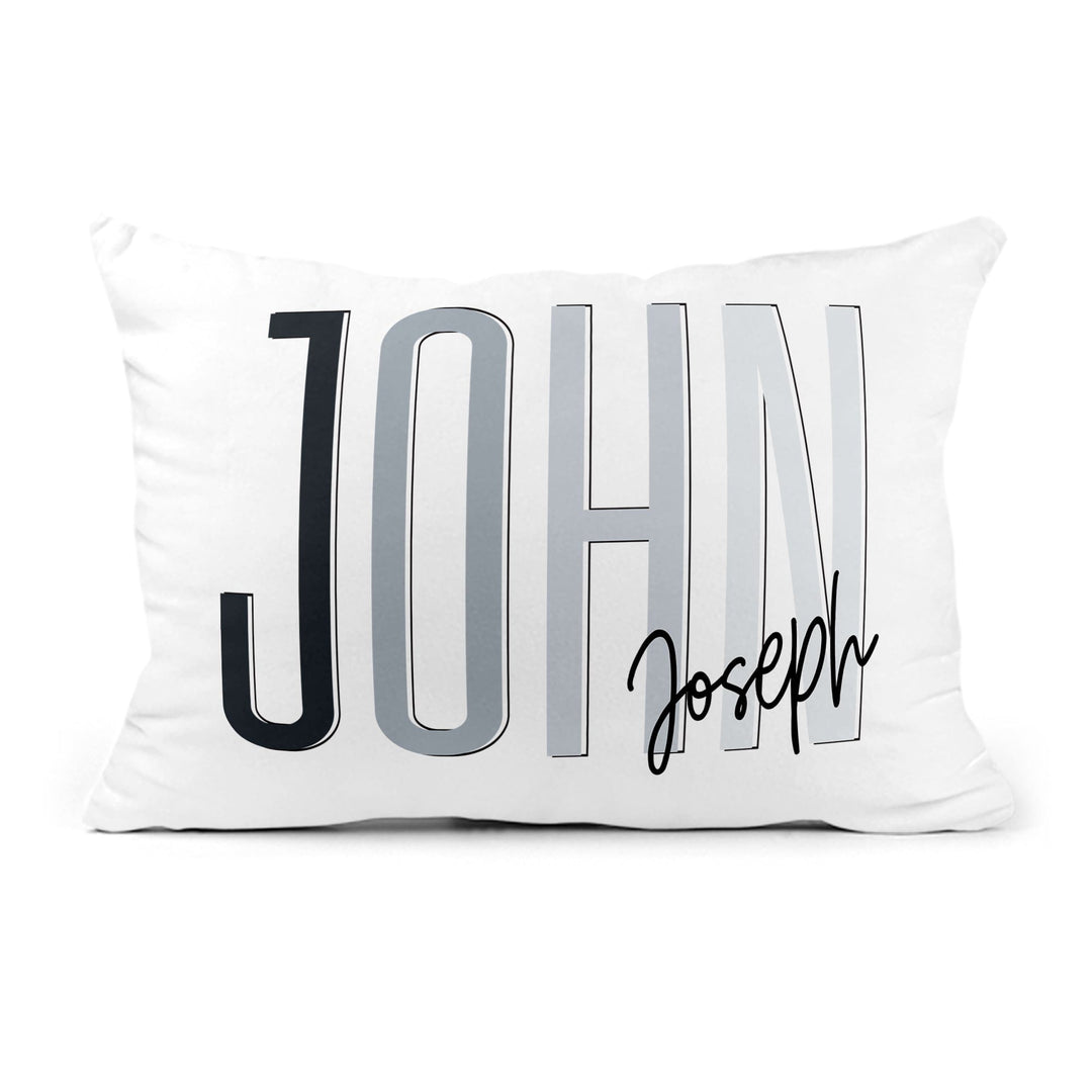 Grey Sky Personalized Snuggle Pillow