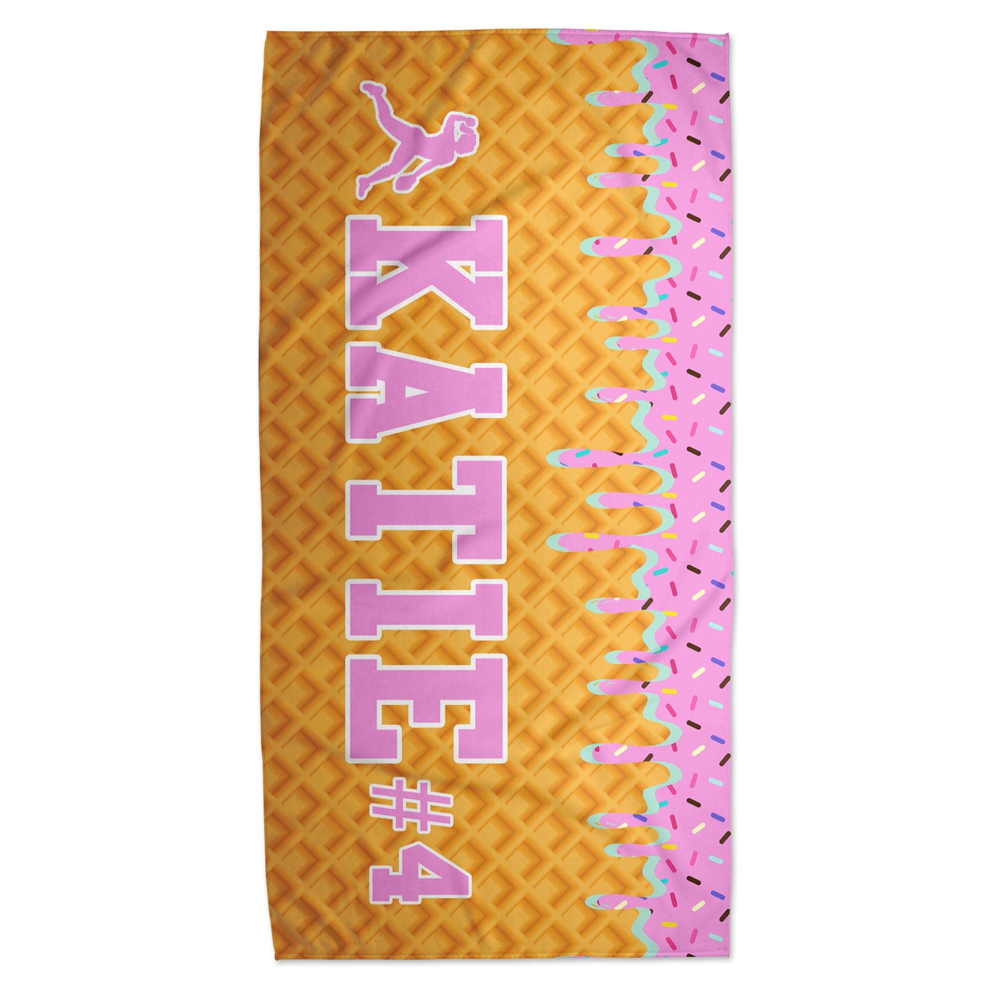 【 PROJECT】24SS★ Ice cream Bear Beach towel Amazon.com: Ice Cream Strawberry Beach Towel 30