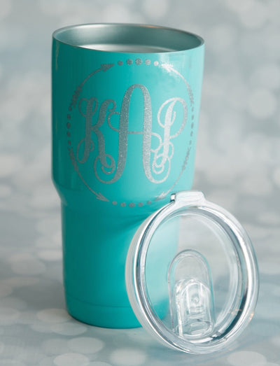 What are powder coated tumbler cups?