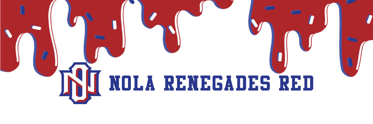New Orleans Renegades Red Drip Collection