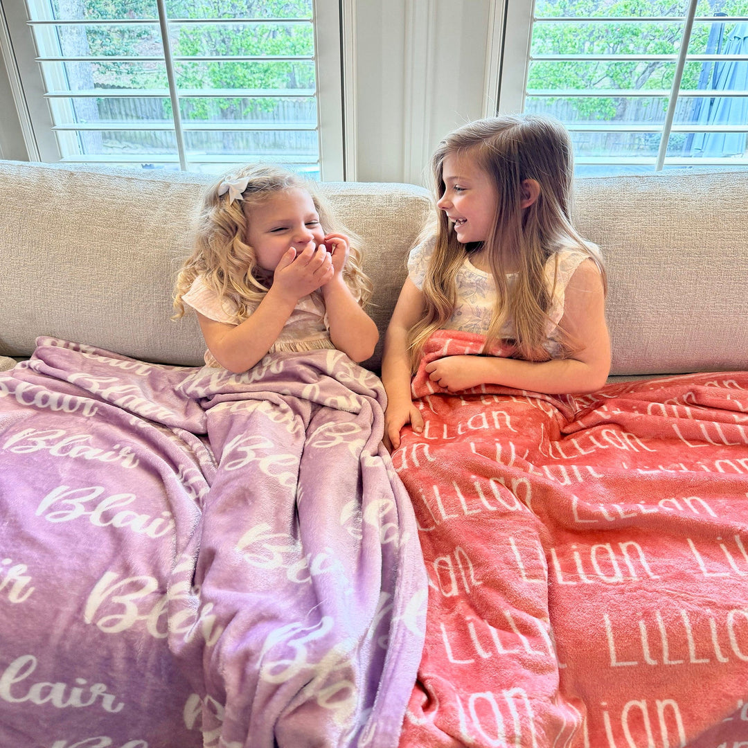 Kids Personalized Name Blanket