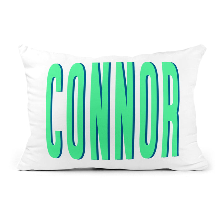 Personalized 12x18 Snuggle Pillow – Shadow Block Name Design - (Insert Included)