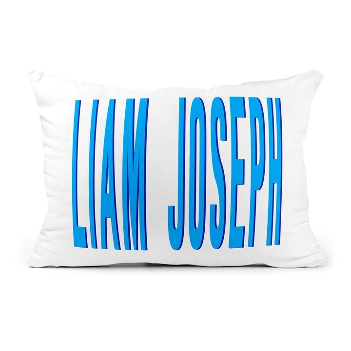 Personalized 12x18 Snuggle Pillow – Shadow Block Name Design - (Insert Included)
