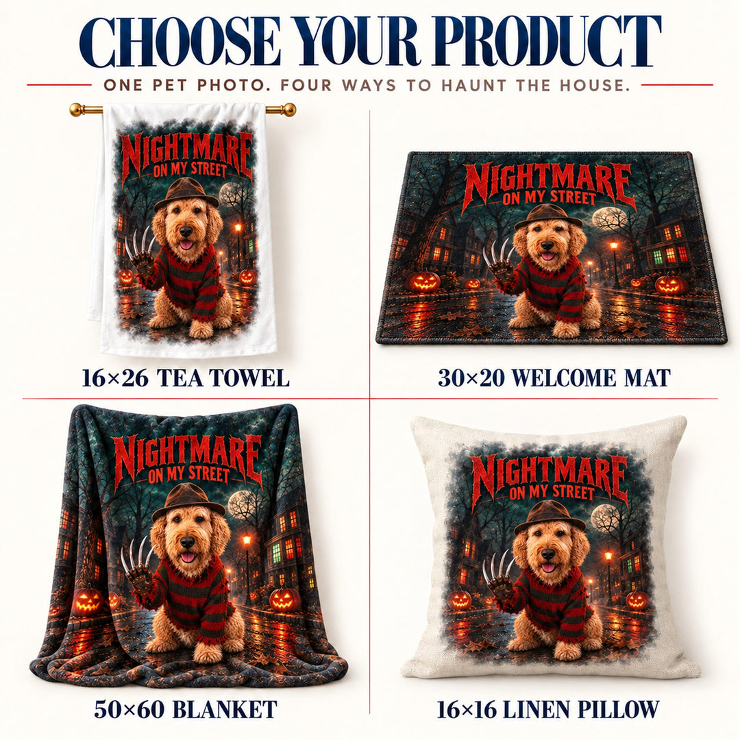 90's Slasher Paws | Your Dog as the Star of a 90s Horror Poster