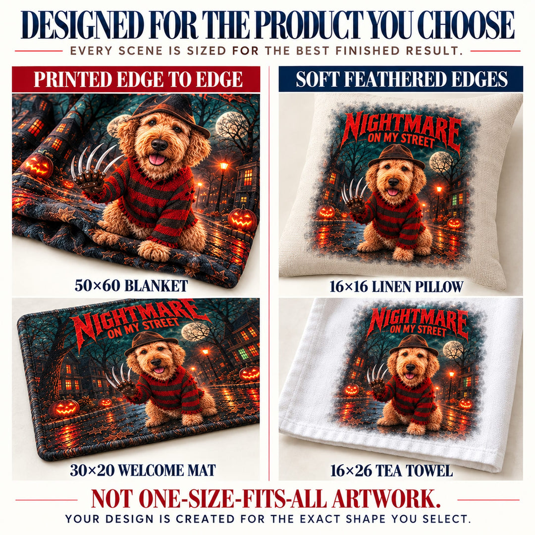 90's Slasher Paws | Your Dog as the Star of a 90s Horror Poster