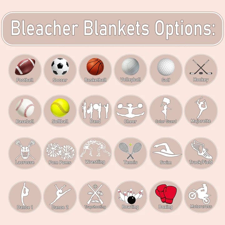 Two Sport Bleacher Blanket