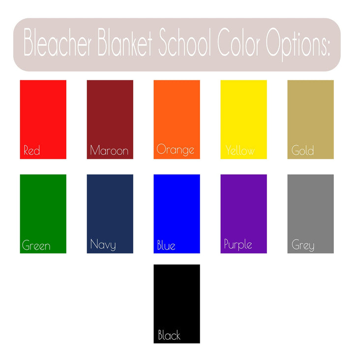 Personalized Team Spirit Bleacher Blanket - The Ultimate Sports Mom Essential