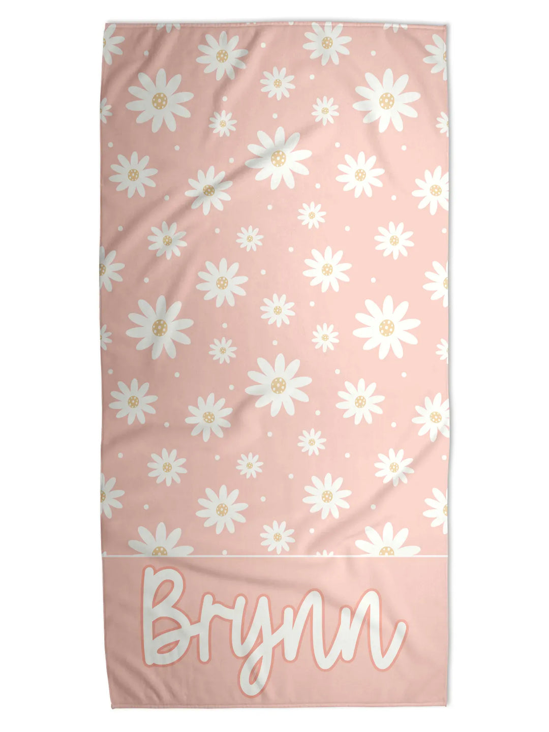 The Sweet Daisy Personalized Beach Towel