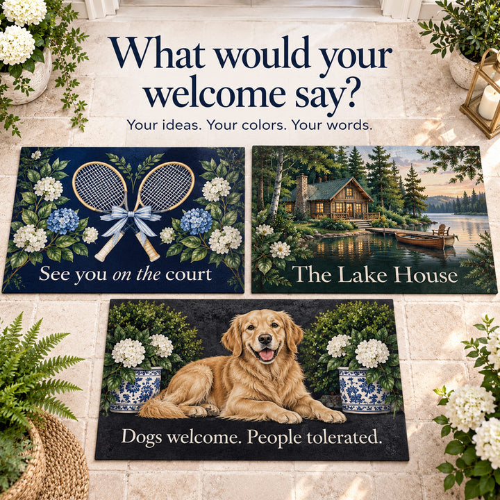 Create Your Own Welcome Mat