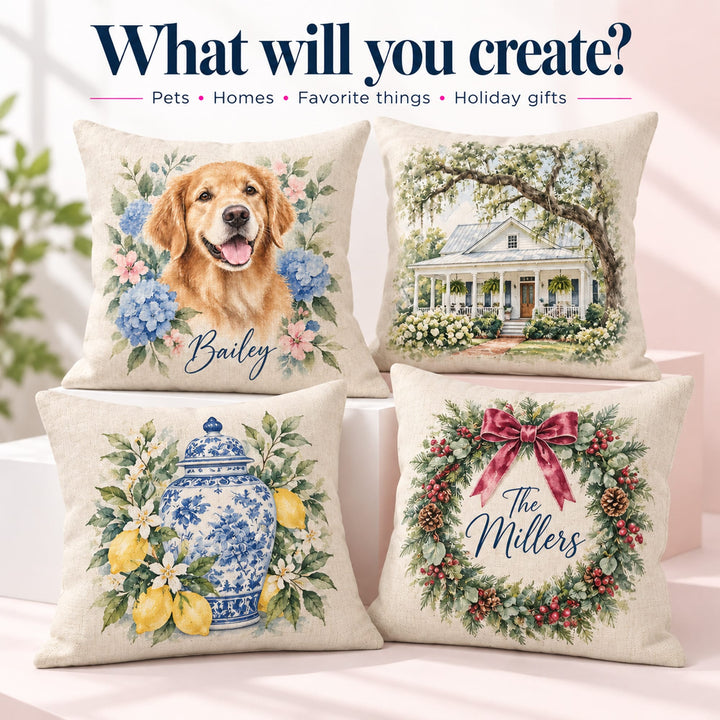 Create Your Own Linen Pillow