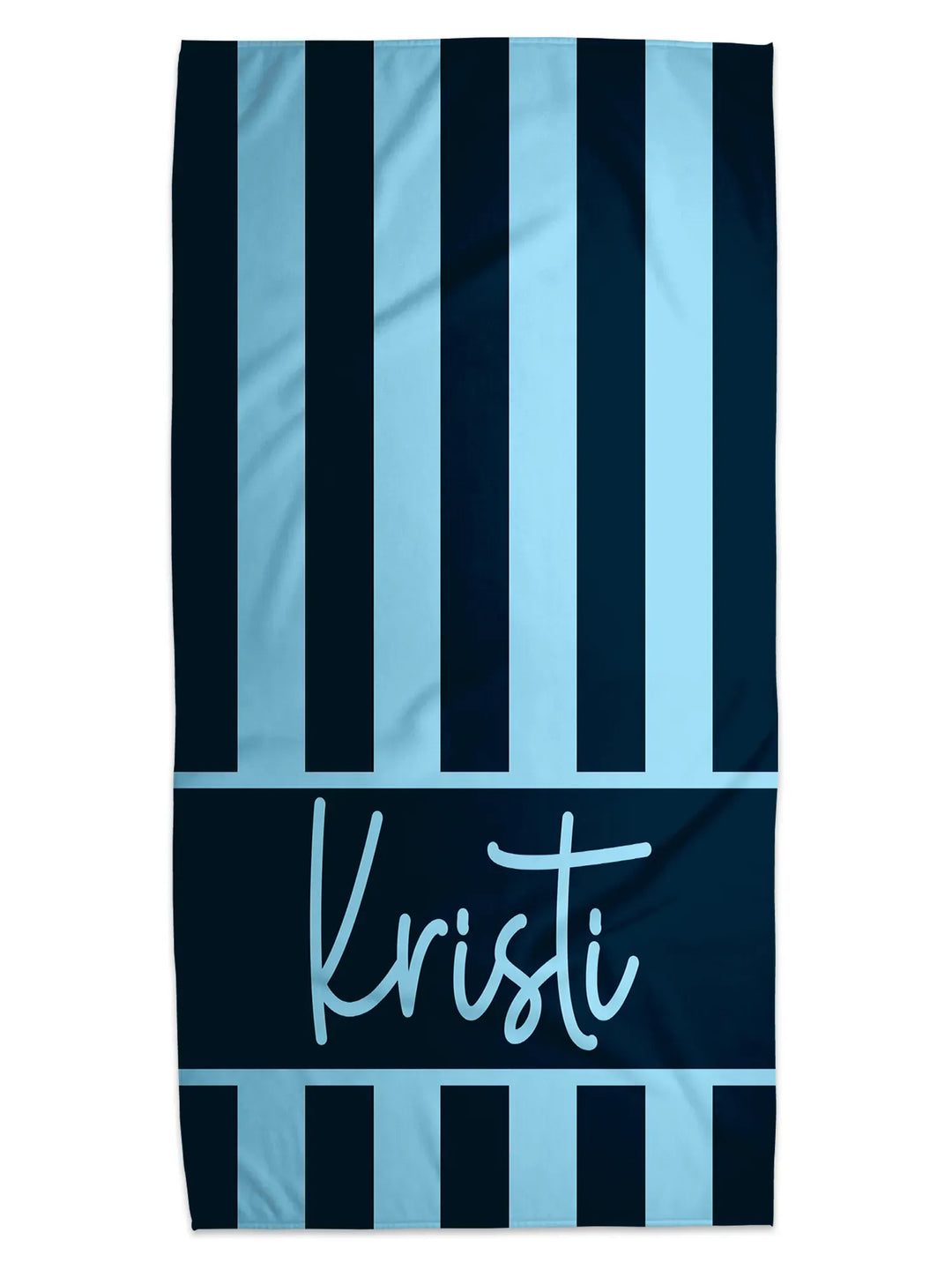 Cabana Stripe Personalized Beach Towel