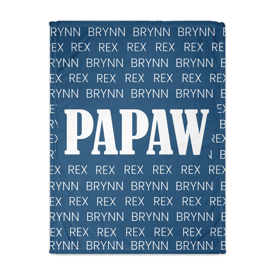 Personalized Snuggle Blanket For Grandparents