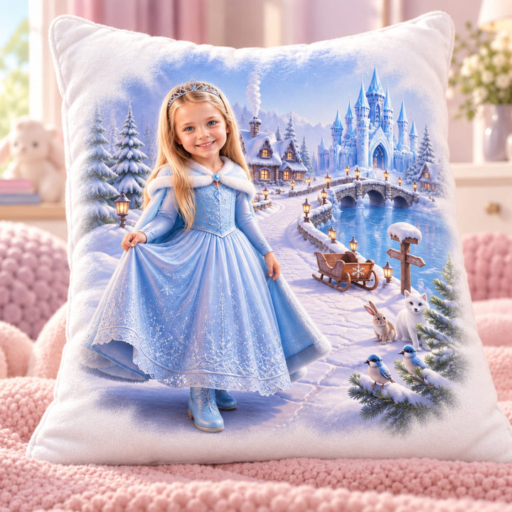 Personalized Princess Pillow | Her Photo, Her Fairytale