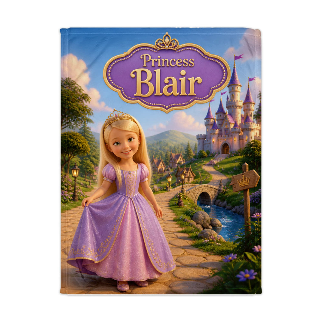 Princess of Her Own Story | Personalized Storybook Blanket
