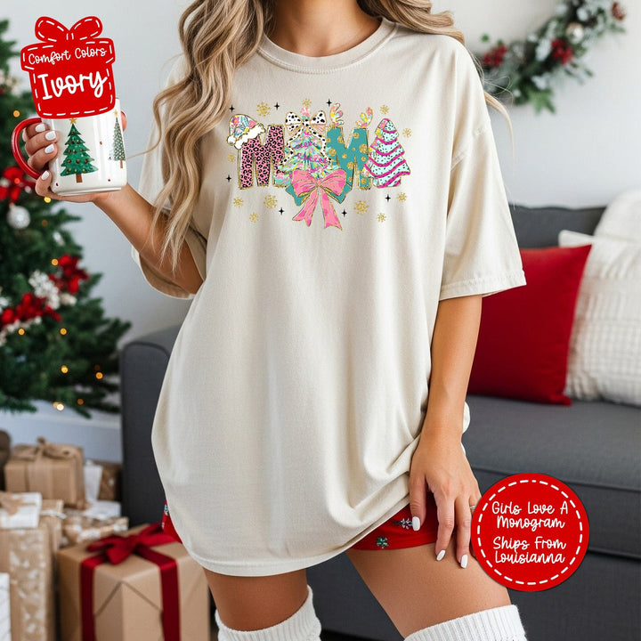 MamaPastelTree Ivory Comfort Colors T Shirt 