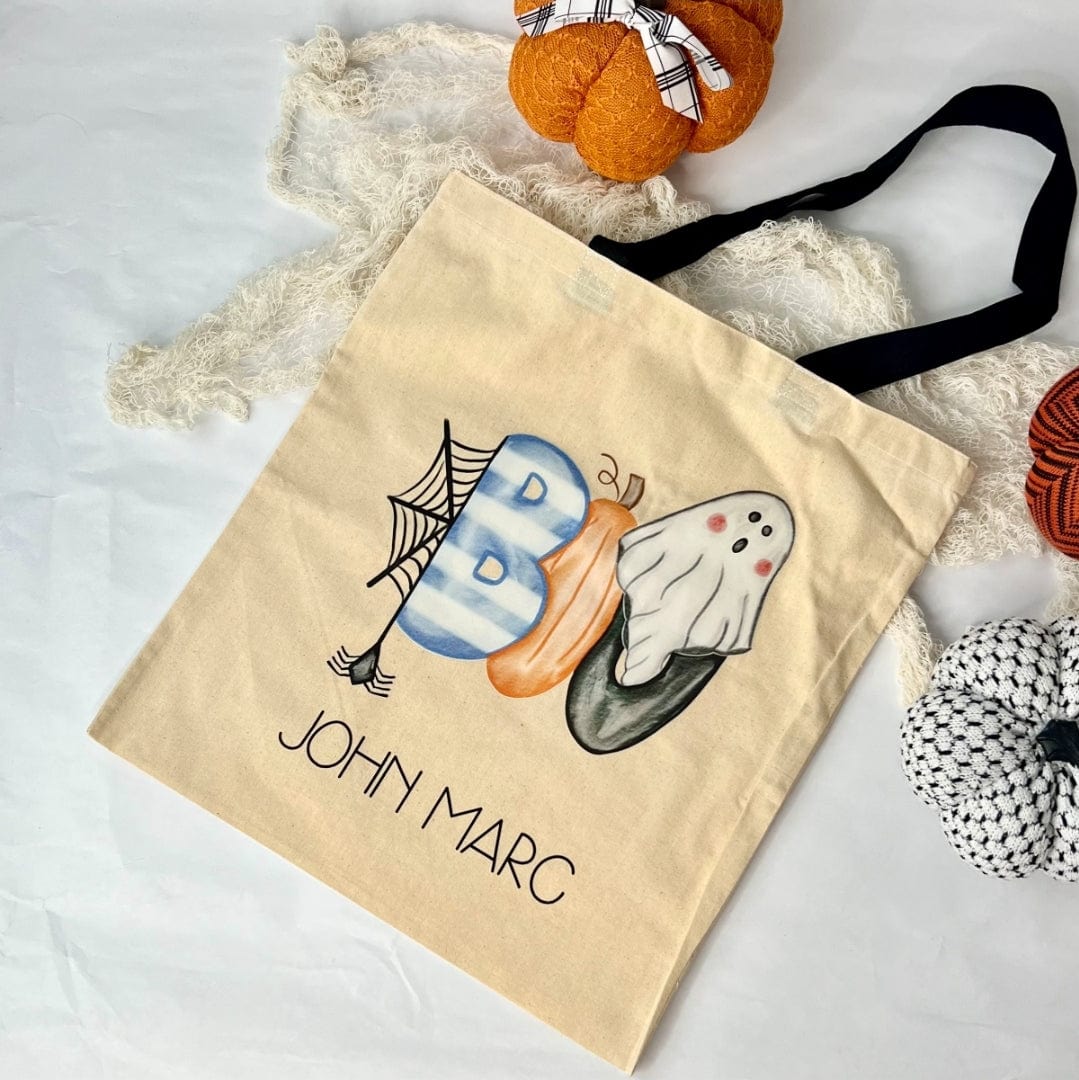 Boo Boy Personalized Halloween Trick or Treat Bags | Boy|