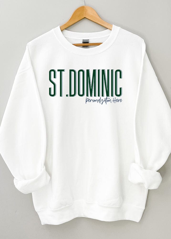 St. Dominic Personalized Sweatshirt