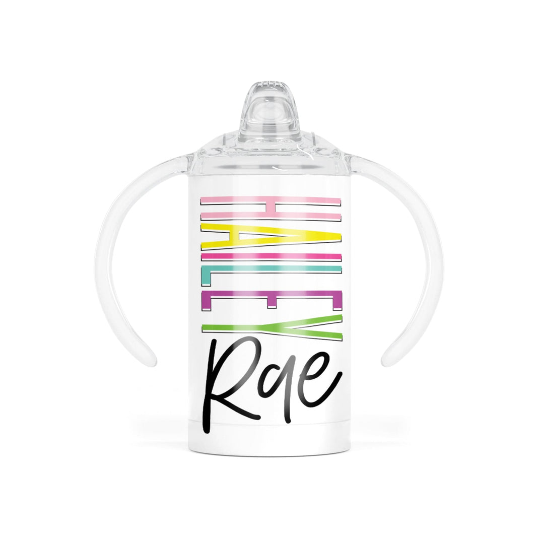 Outline Name Personalized Sippy Cup