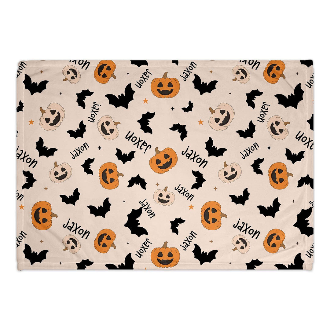 Personalized Too Cute To Spooky Halloween Blanket | Baby and Big Kid