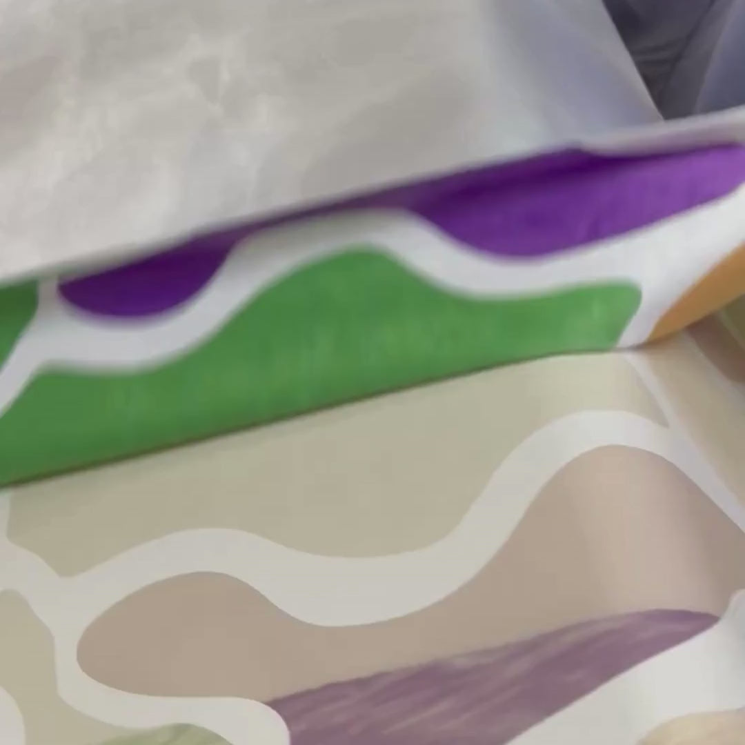 Personalized Mardi Gras Blanket | The Camo Print | Custom Name Fleece