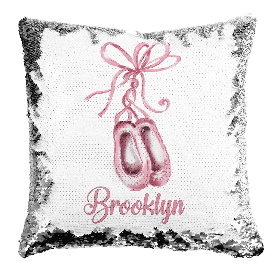 Personalized Ballet Shoes Mermaid Pillow