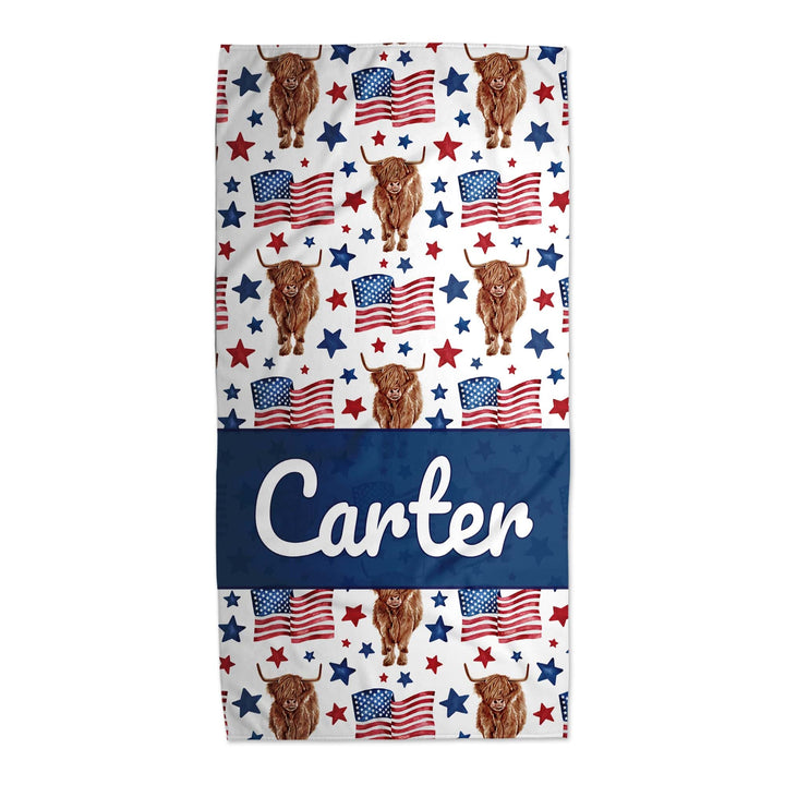 America The Great Personalized Beach & Pool Towel For Kids