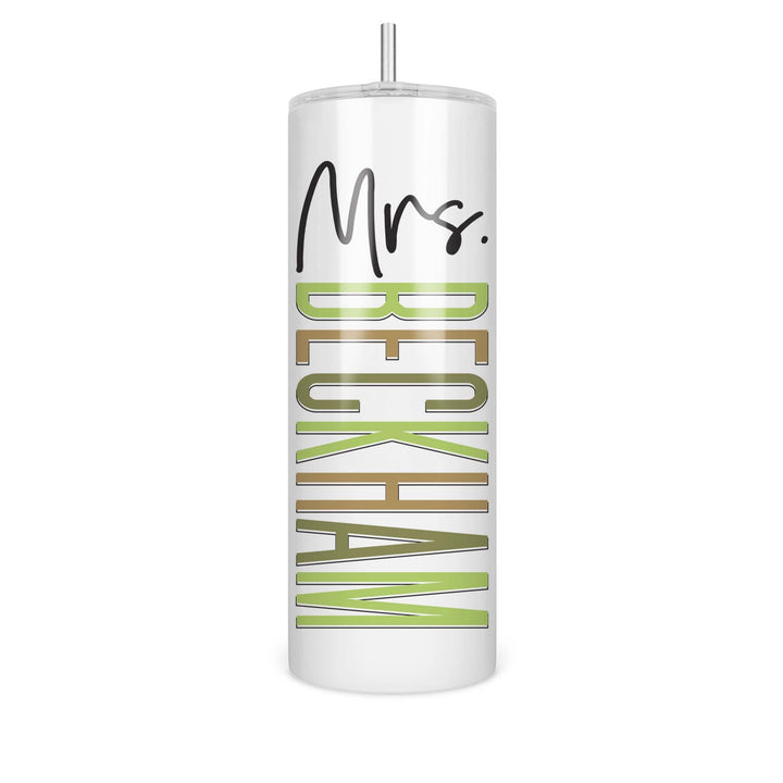 Personalized Mrs. 20oz Tumbler | 10 Styles to choose from