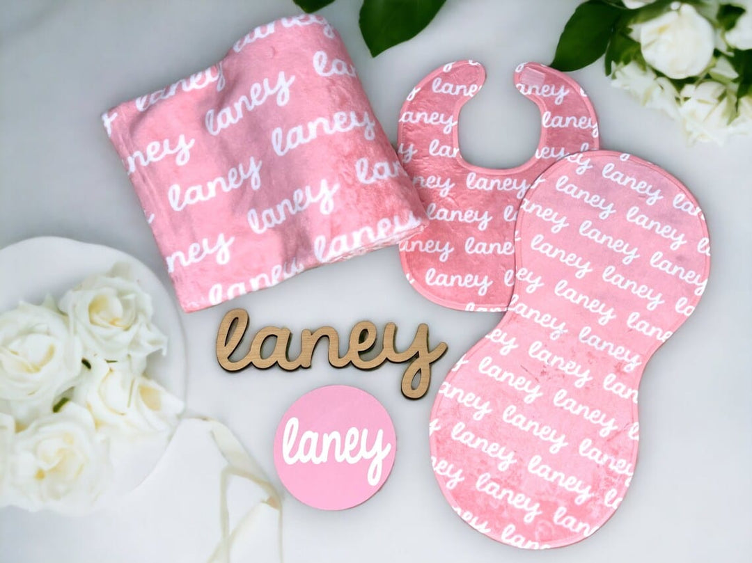 Personalized Baby Box Set | Baby Shower Gift Set | Customized Nursery | 51 Colors to Choose From